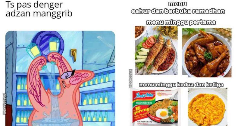 15 Meme Buka Puasa Lucu yang Relate di Bulan Ramadan